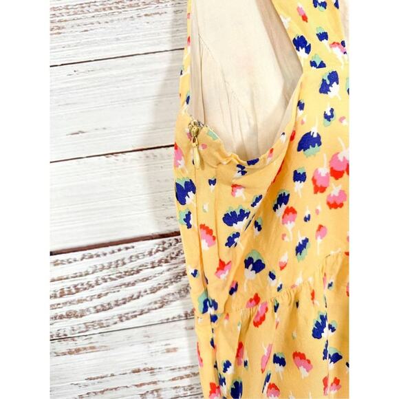 ModCloth Women's Keyhole Floral Sleeveless Tank Top Blouse Multi-Color Small - Picture 11 of 11